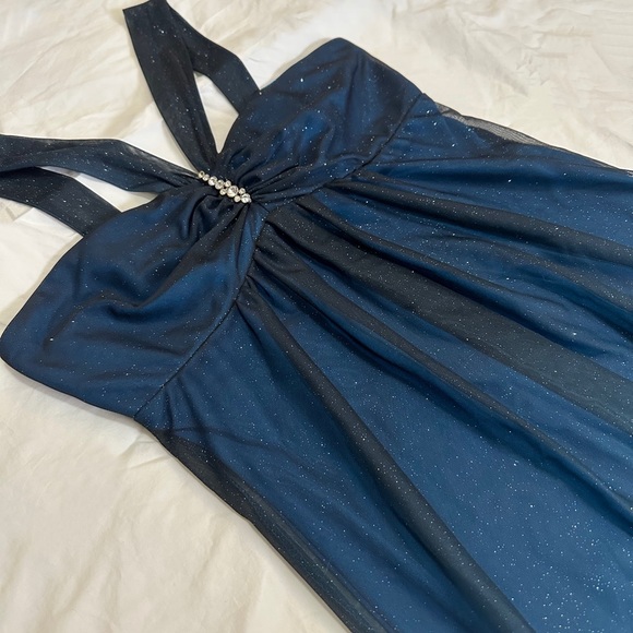 Ombré Sparkle Cocktail Dress - Picture 12 of 13